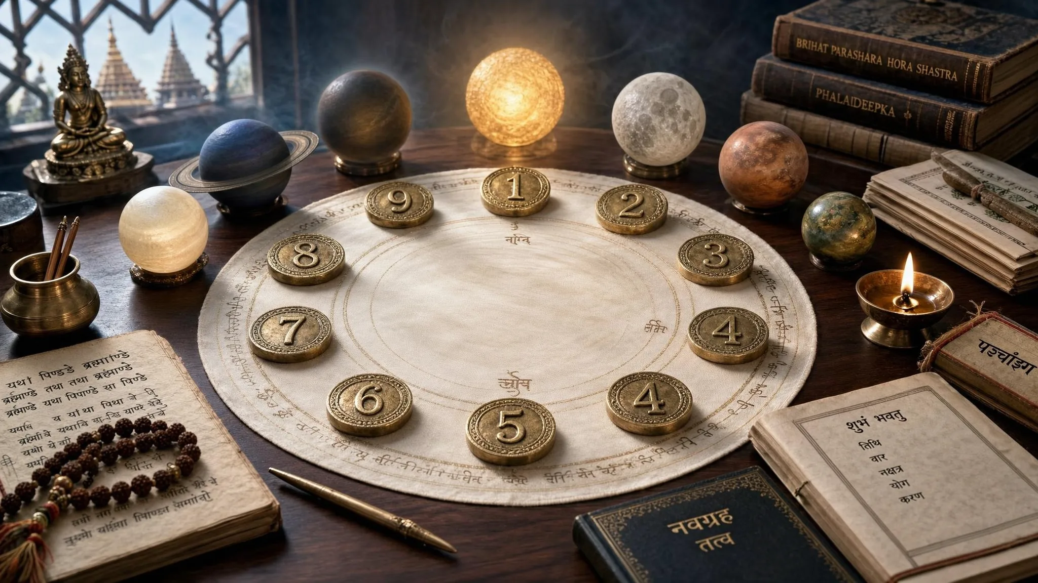 Nine Day Numbers and their traditional planetary associations in numerology