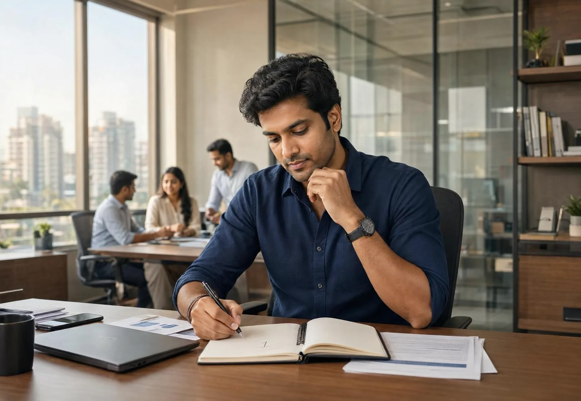 Confident professional showing independence and initiative associated with Moolank 1
