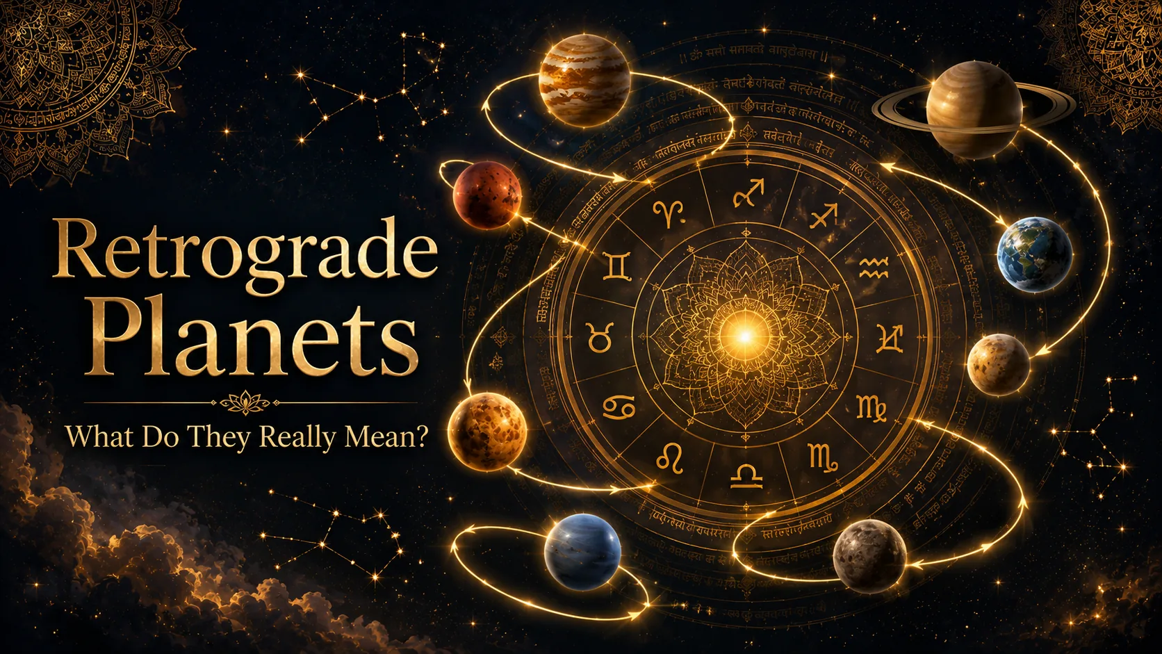 Retrograde Planets in Vedic Astrology: What Do They Really Mean?