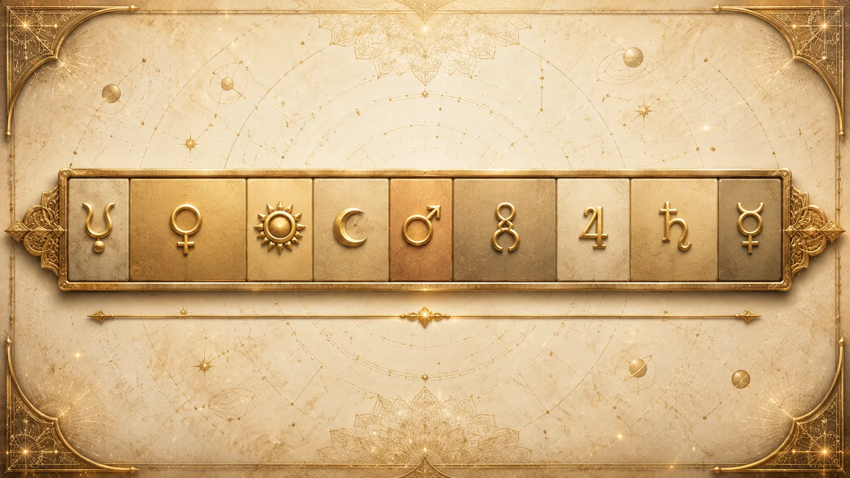 Bar chart of the 120-year Vimshottari Dasha cycle across nine planets