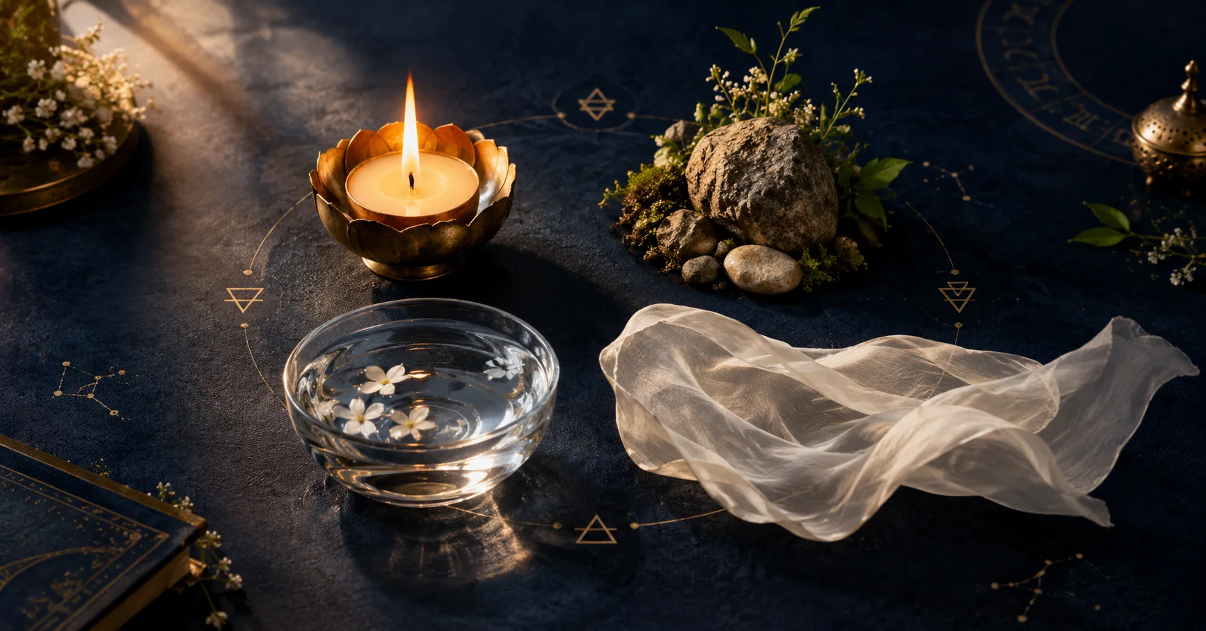 Fire earth water and air representing zodiac compatibility elements